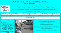 Desktop Screenshot of animalwelfareinc.org