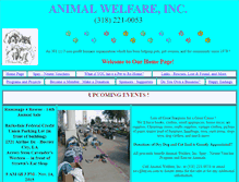 Tablet Screenshot of animalwelfareinc.org